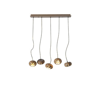 Harvest Rustic Wood Pumpkin Chandelier