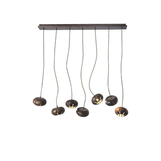 Harvest Rustic Wood Pumpkin Chandelier