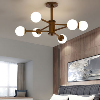 Liam Modern Brass Sputnik Chandelier