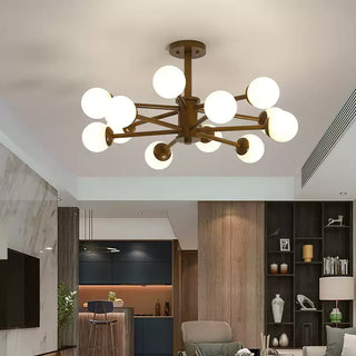 Liam Modern Brass Sputnik Chandelier