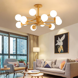 Liam Modern Brass Sputnik Chandelier