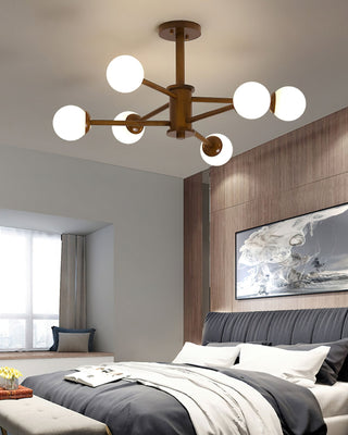 Liam Modern Brass Sputnik Chandelier