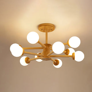 Liam Modern Brass Sputnik Chandelier