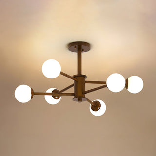 Liam Modern Brass Sputnik Chandelier
