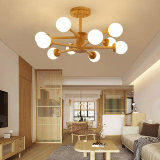 Liam Modern Brass Sputnik Chandelier