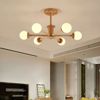 Liam Modern Brass Sputnik Chandelier
