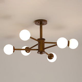 Liam Modern Brass Sputnik Chandelier