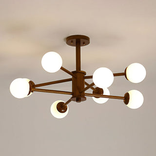 Liam Modern Brass Sputnik Chandelier