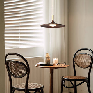Orin Mid Century Wood Metal Pendant Light