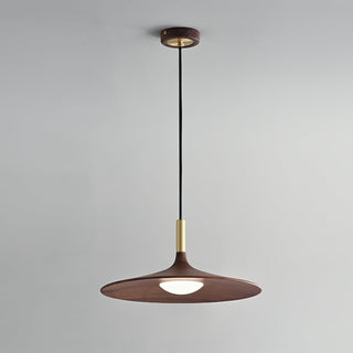 Orin Mid Century Wood Metal Pendant Light