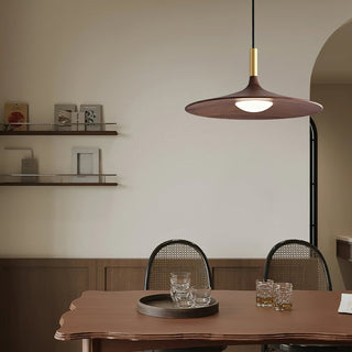 Orin Mid Century Wood Metal Pendant Light