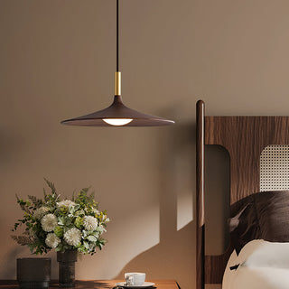 Orin Mid Century Wood Metal Pendant Light