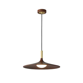 Orin Mid Century Wood Metal Pendant Light