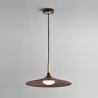 Orin Mid Century Wood Metal Pendant Light