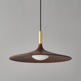 Orin Mid Century Wood Metal Pendant Light