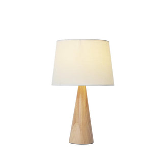 Vase Elegant Wood Table Lamp