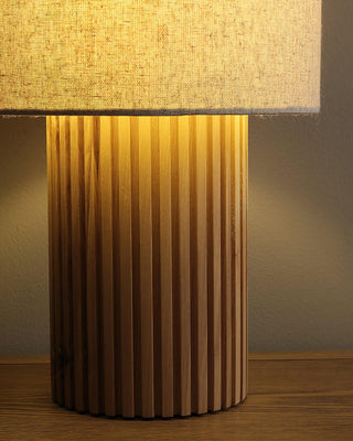 Aura Tranquil Wood Table Lamp