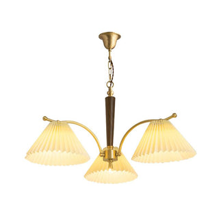 Wrinkled Vintage Fabric Chandelier