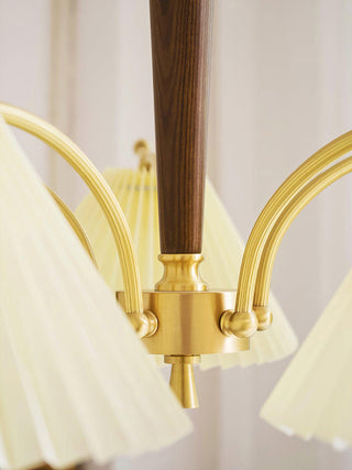 Wrinkled Vintage Fabric Chandelier