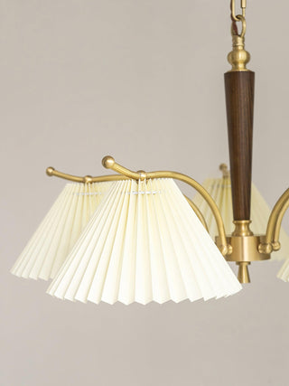 Wrinkled Vintage Fabric Chandelier