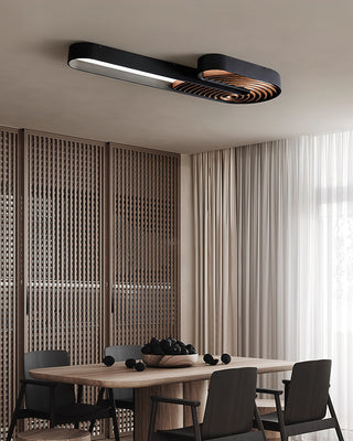 Spiro Modern Wood Acrylic Ceiling Lamp