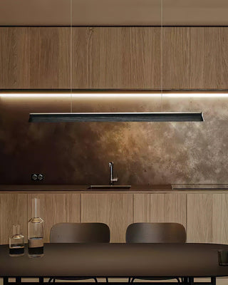 Blade Streamlined Wood Pendant Light