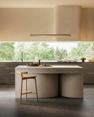 Blade Streamlined Wood Pendant Light