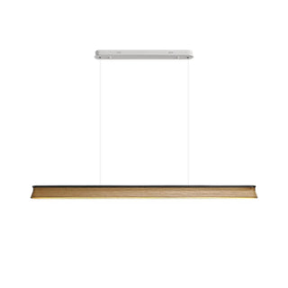 Blade Streamlined Wood Pendant Light
