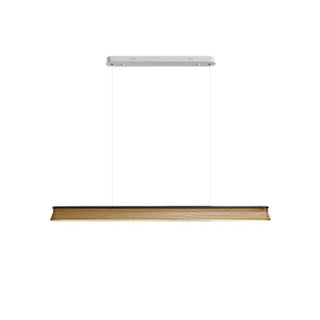 Blade Streamlined Wood Pendant Light