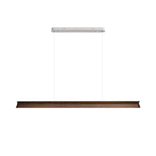 Blade Streamlined Wood Pendant Light