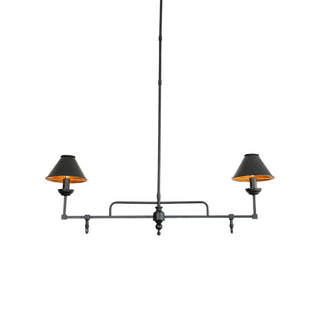 Yanfu Linear Industrial Brass Chandelier