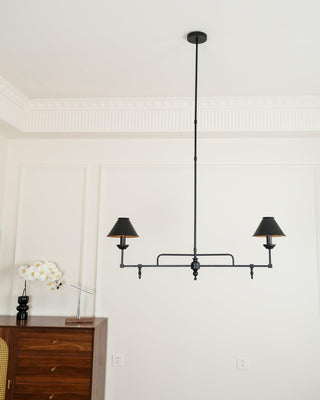 Yanfu Linear Industrial Brass Chandelier