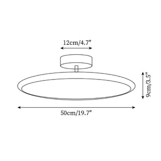 Zayn Contemporary Acrylic Ceiling Light