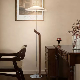 Zen Arc Minimalist Wood Floor Light