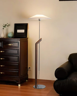 Zen Arc Minimalist Wood Floor Light