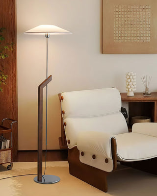 Zen Arc Minimalist Wood Floor Light