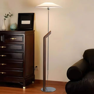 Zen Arc Minimalist Wood Floor Light