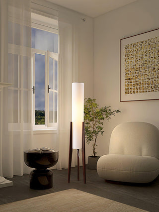 Zen Oriental Fabric Floor Light