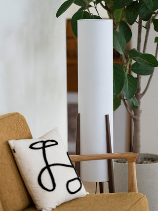 Zen Oriental Fabric Floor Light