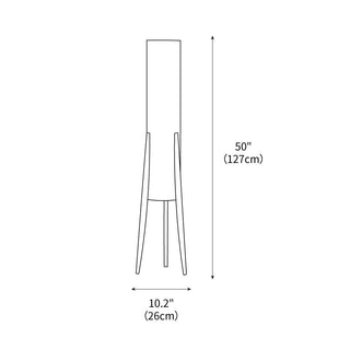 Zen Oriental Fabric Floor Light