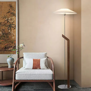 Zen Arc Minimalist Wood Floor Light