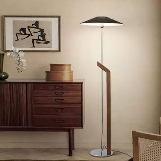 Zen Arc Minimalist Wood Floor Light