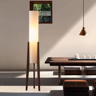 Zen Oriental Fabric Floor Light