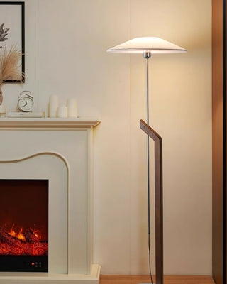 Zen Arc Minimalist Wood Floor Light