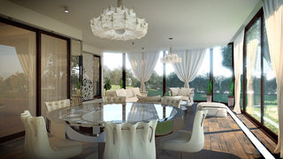 Zeppelin Floral Cocoon Pendant Light