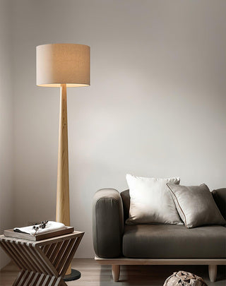 Echo Tapered Wood Floor Lamp