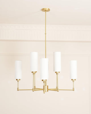 Ziyi Elegant Brass Chandelier
