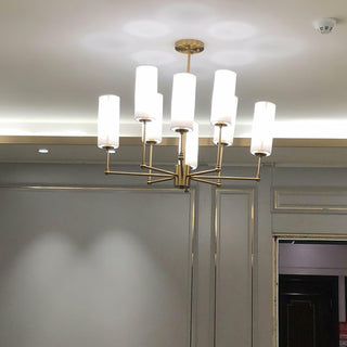 Ziyi Elegant Brass Chandelier
