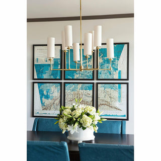 Ziyi Elegant Brass Chandelier