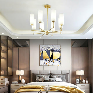 Ziyi Elegant Brass Chandelier